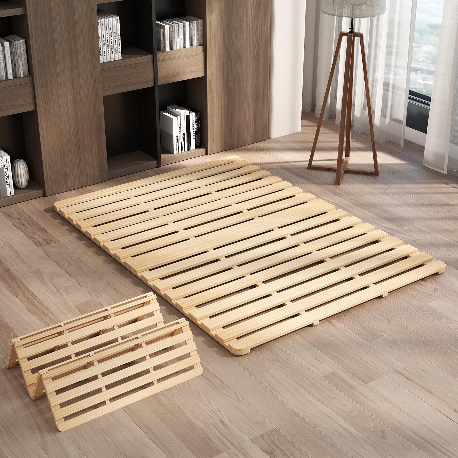 FLOOR BED   フレームのみ Amazon.com: LILYPELLE Floor Bed Frame, Breathable Moisture-Proof